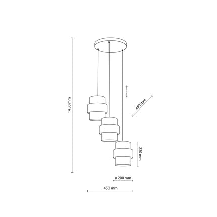 CALISTO JUTE Natural Pendant Lamp 3