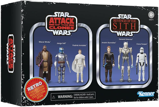 Star Wars Retro Collection Episode II & Episode III Multipack - exclusive ( substandard packaging)