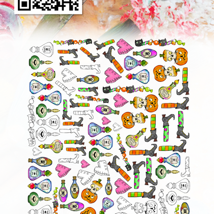 AALL and Create - Ephemera Die-Cuts - Tricksters Elixirs