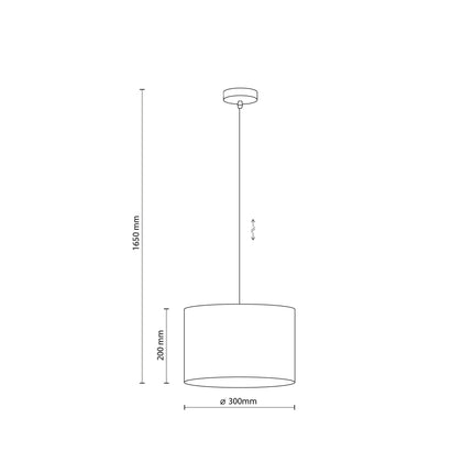 JUTE Natural Pendant Light