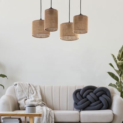 JUTE Natural Pendant  Light 4