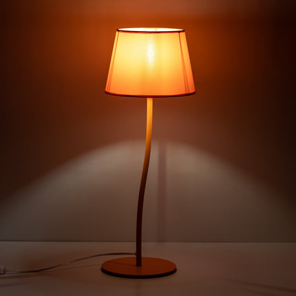 NICOLA Orange Mid-Century Modern Night Lamp