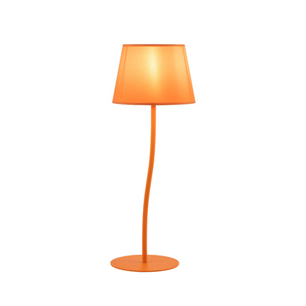 NICOLA Orange Mid-Century Modern Night Lamp