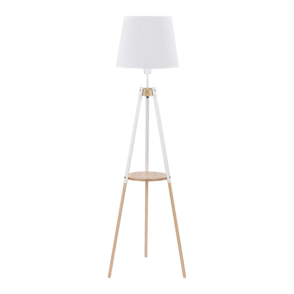 VAIO White Tray Table Floor Lamp
