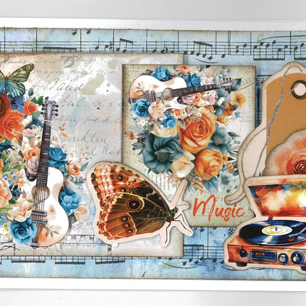 3Quarter Designs Cerulean Score 6x4 Card Pack