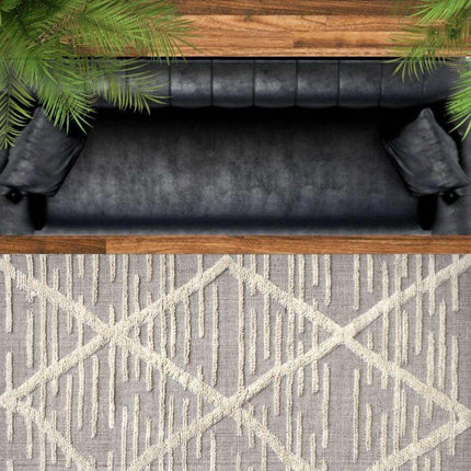 Rain Woven Wool 6X9 Rug