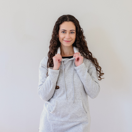Frankie Fleece Lined Maternity and Nursing Hoodie
