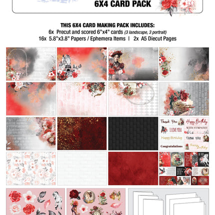Spellbound Rose 6x4 Card Pack