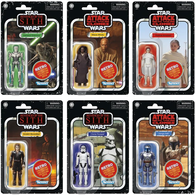 Star Wars Retro Collection Episode II & Episode III Multipack - exclusive ( substandard packaging)