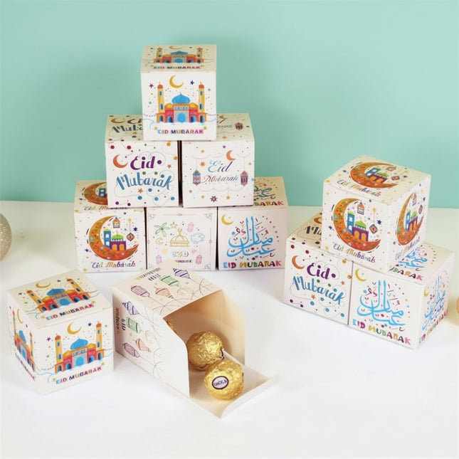 EID Cube Candy Box - Set of 8