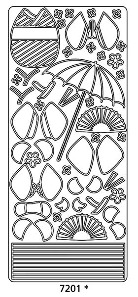 Peel Off Sticker -Chinese Dolls Accessories