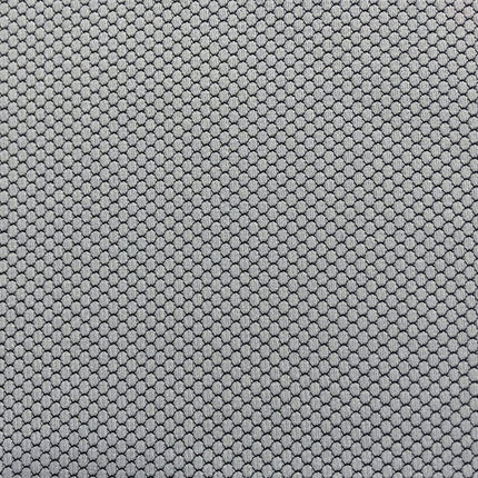 Chaise de bureau à dossier exécutif de couleur blanc et tissu gris