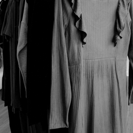 Chocolate Brown Ruffle Maternity Dress