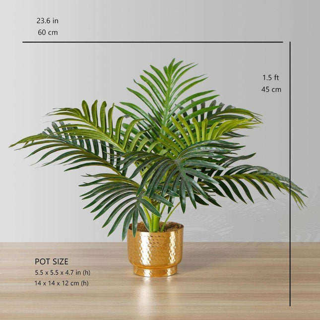 Paco Potted Faux Palm Plant