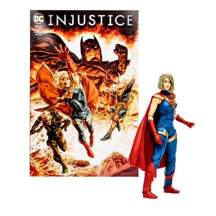 MCFARLANE TOYS - Injustice Page Punchers Supergirl 7" Figure with Comic