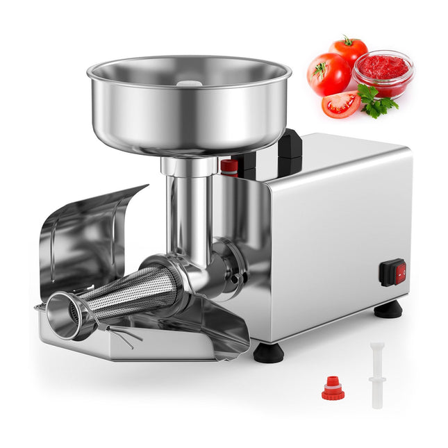 450W Electric Tomato Strainer Commercial Grade Stainless Steel Sauce Maker