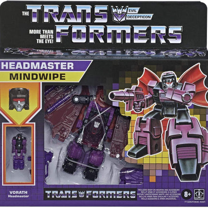 Transformers 2021 Modern Figure in Retro Packaging Decepticon Headmaster SET of 3