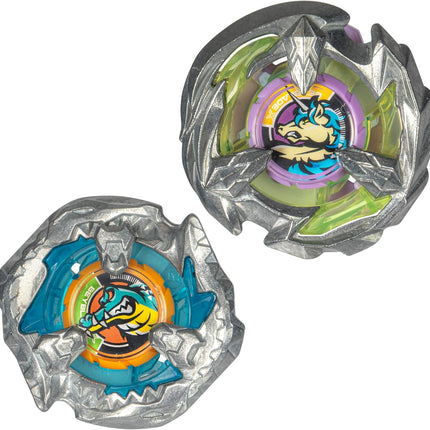 Beyblade X Bite Croc 3-60LF and Sting Unicorn 4-60P  Dual Pack Set