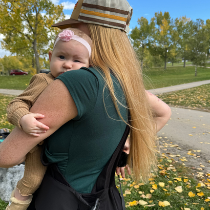 Crossover Maternity and Nursing Tee Shirt