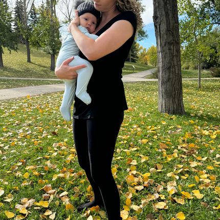 Crossover Maternity and Nursing Tee Shirt