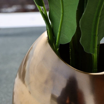 Fina - Brass Floor Planter (Multiple Sizes)