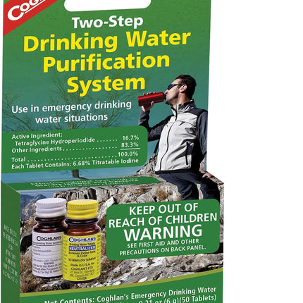 Two-Step Water Treatment (50 tablets/bottle)