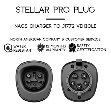 NACS Charger To J1772 Vehicle | AC | The Stellar Pro Plug