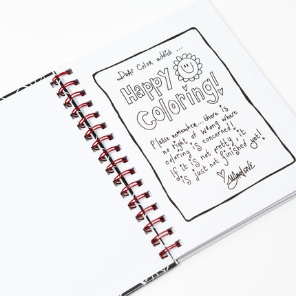 ABM Coloring Book Colorful Magic Art By Marlene 210x148x8mm 20 Sheets