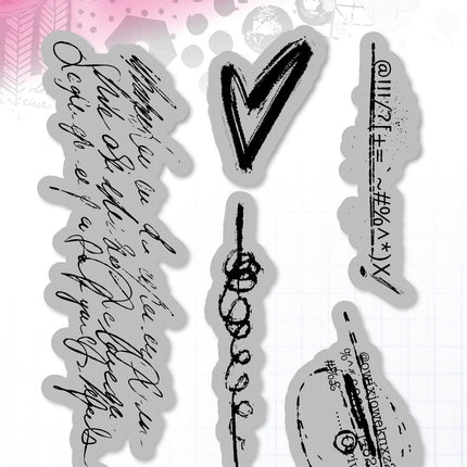 ABM Cling Stamp Writings Essentials 105x148mm nr.79