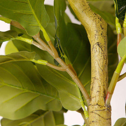 Adelia Artificial Fiddle Leaf Potted Plant 10'