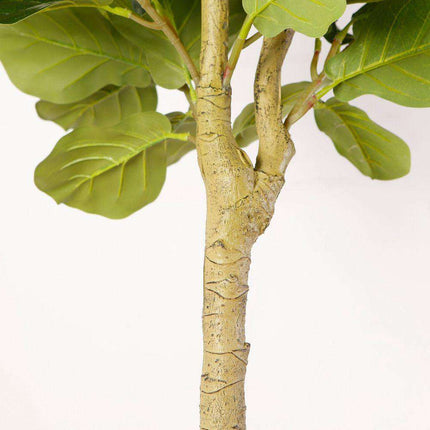 Adelia Artificial Fiddle Leaf Potted Plant 10'