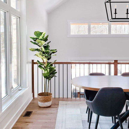 Alva Artificial Fiddle Leaf Potted Plant (Multiple Sizes)