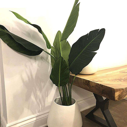 Boho Artificial Bird Of Paradise Potted Plant 43''