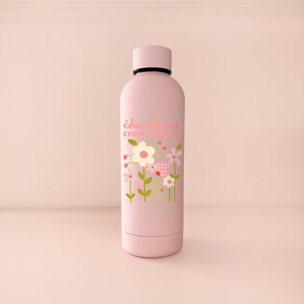 Bouteille isotherme 17oz - rose pâle Éducatrice exceptionnelle