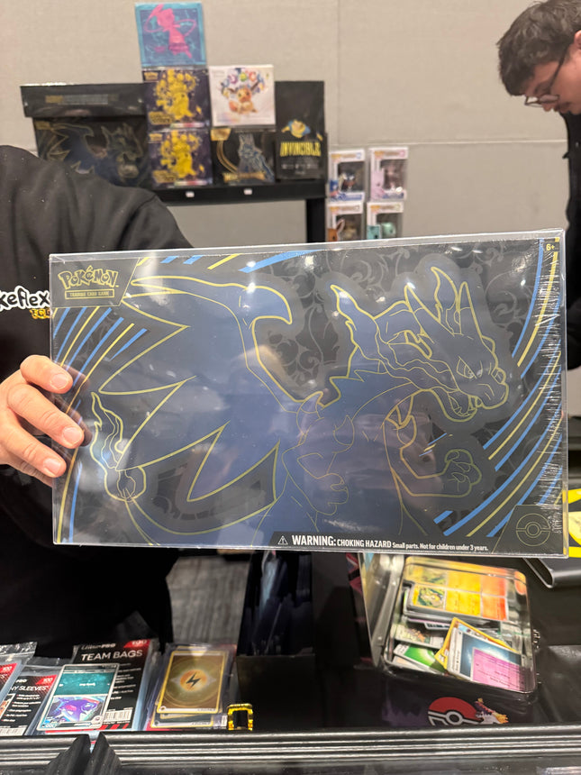 Protector for Pokémon 151 UPC & Mega Charizard EX Ultra-Premium Collection – Fits New Charizard Premium Playmat Box (2-Pack)