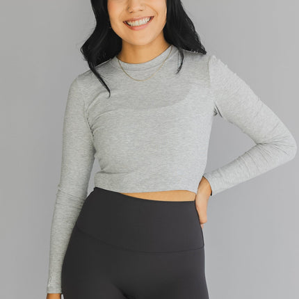 Ribbed Crew *Cropped