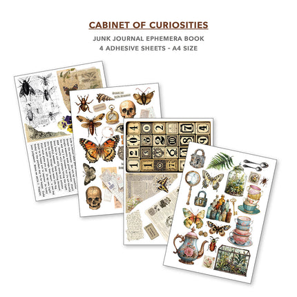 Cabinet Of Curiosities Junk Journal & Ephemera Book A4 32/Pkg