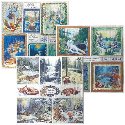 Deluxe Paper Silver & Vellum Dual Pack MIXED 6/Pkg Forest Tales