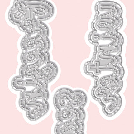 CCL Cutting Die Winter Essentials Wordz 122x70x1mm 1 PC nr.421