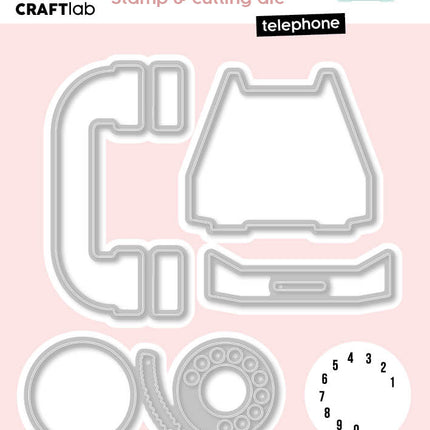 CCL Stamp & Cutting Die Telephone Essentials 8 PC