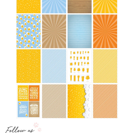 CCL Design Paper Pad Beer O'Clock Friendz 24 SH