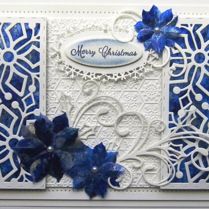 Festive Collection Stitched Snowflake Striplet