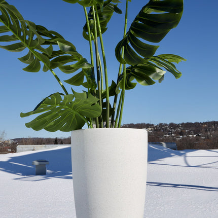 Lazio White Cement Planter (Multiple Sizes)