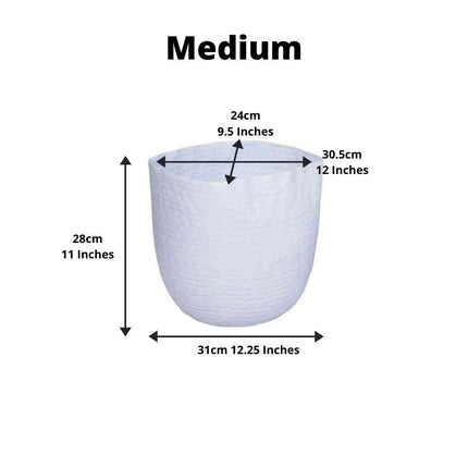 Chata - Brass Basket Planter (Multiple Sizes)