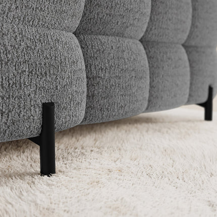 Fectory Sectional Storage Sleeper Chaise Sofa - Grey