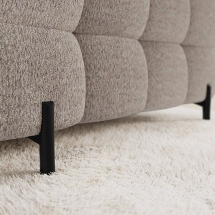 Fectory Sectional Storage Sleeper Chaise Sofa - Beige