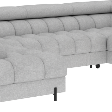 Fectory Sectional Storage Sleeper Chaise Sofa - Grey