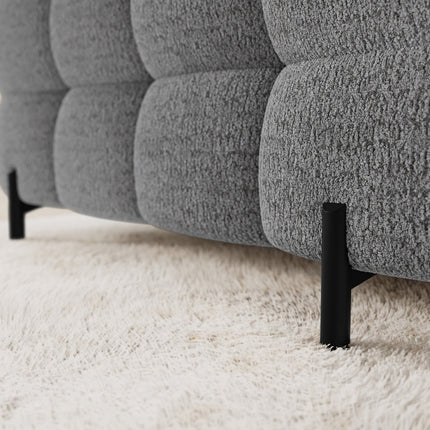 Fectory Sectional Storage Sleeper Chaise Sofa - Grey