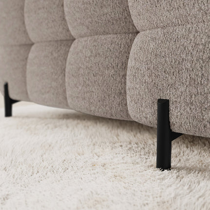 Fectory Sectional Storage Sleeper Chaise Sofa - Beige