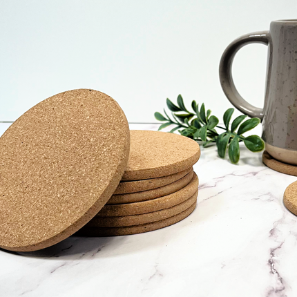 Cork Coaster -Set of 10